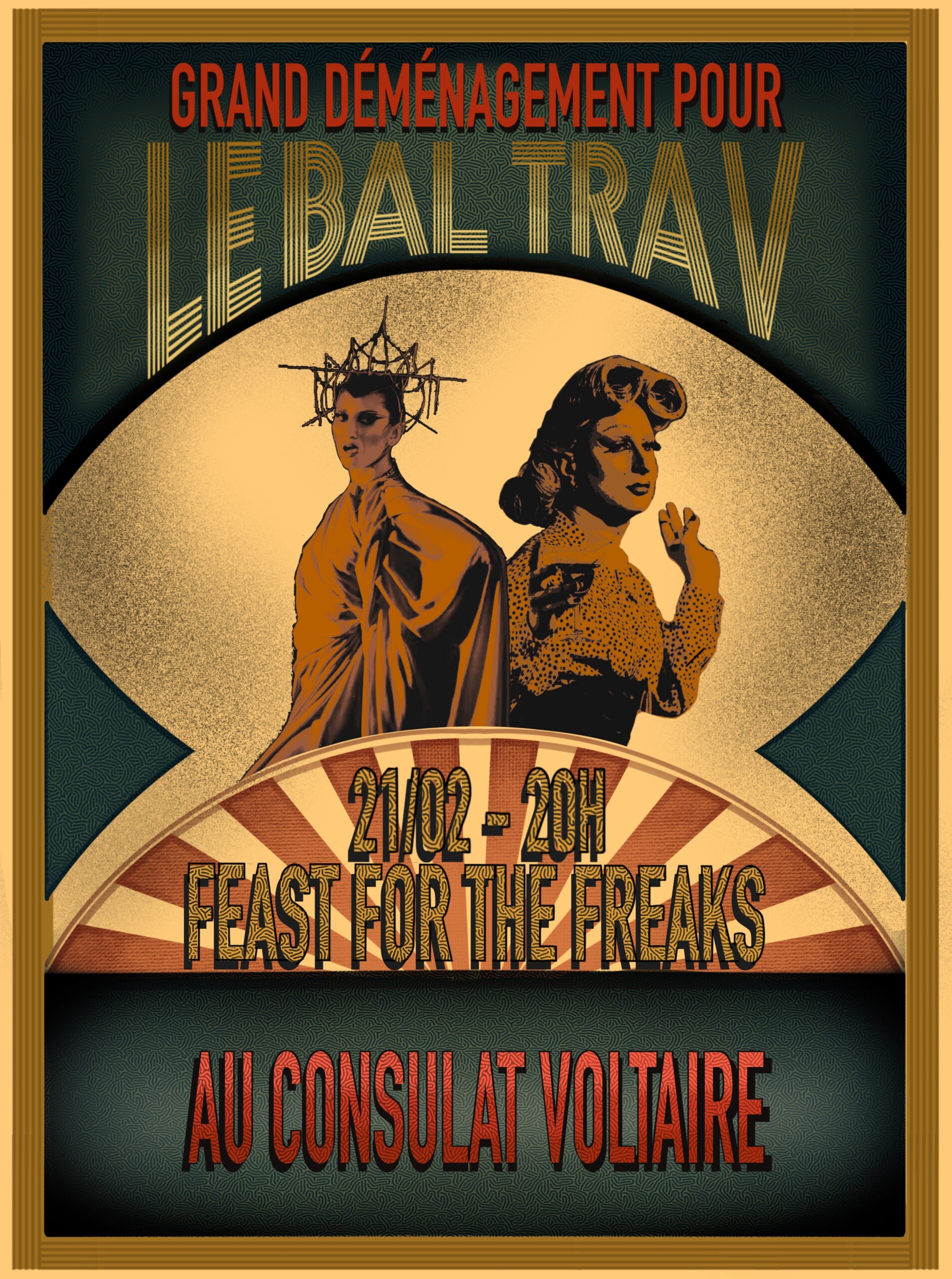 Feast for the Freaks – Bal Trav au Consulat Voltaire Paris 21 février 2026